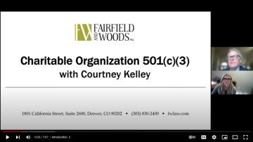 Charitable Organization 501(c)(3) Video