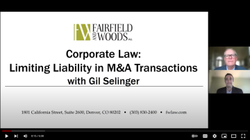 Corporate Law: Limiting Liability in M&A Transactions Video