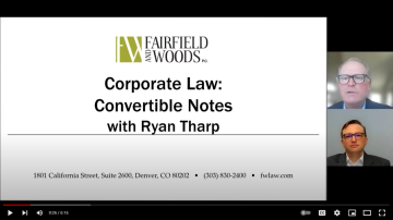 Corporate Law: Convertible Notes Video