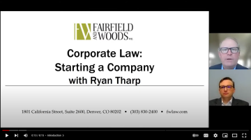Corporate Law - Starting a Company Video